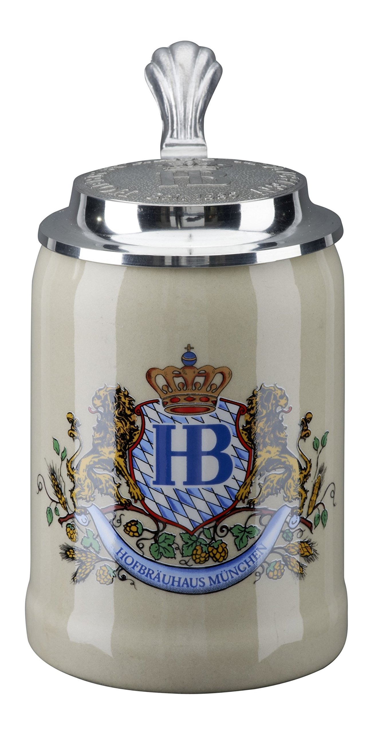 HB Hofbräuhaus München German Beer Mug Munich mug 0.5 liter King Werk KI 1000057