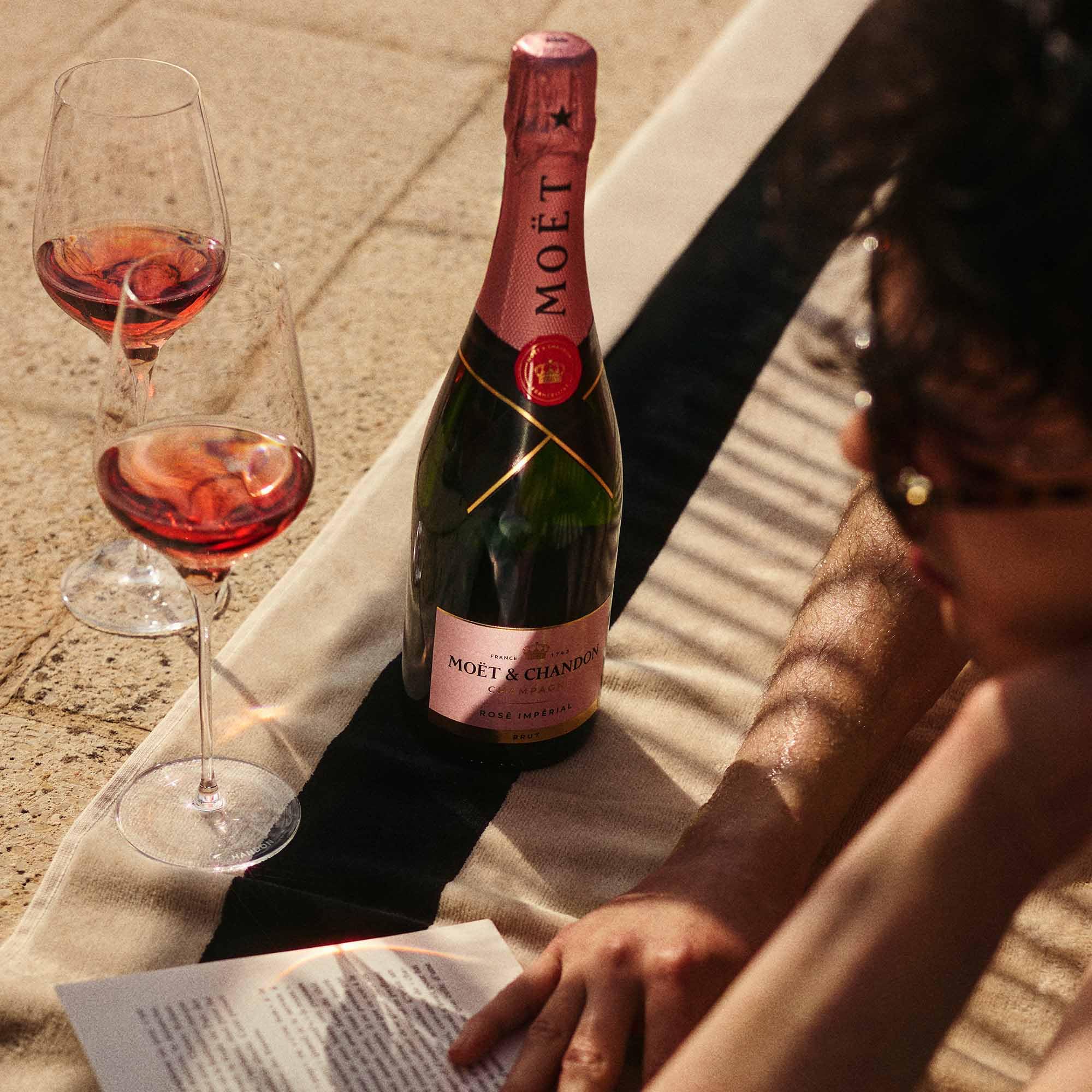 Moët & Chandon Rosé Impérial Champagner in Geschenkverpackung, 0,75L