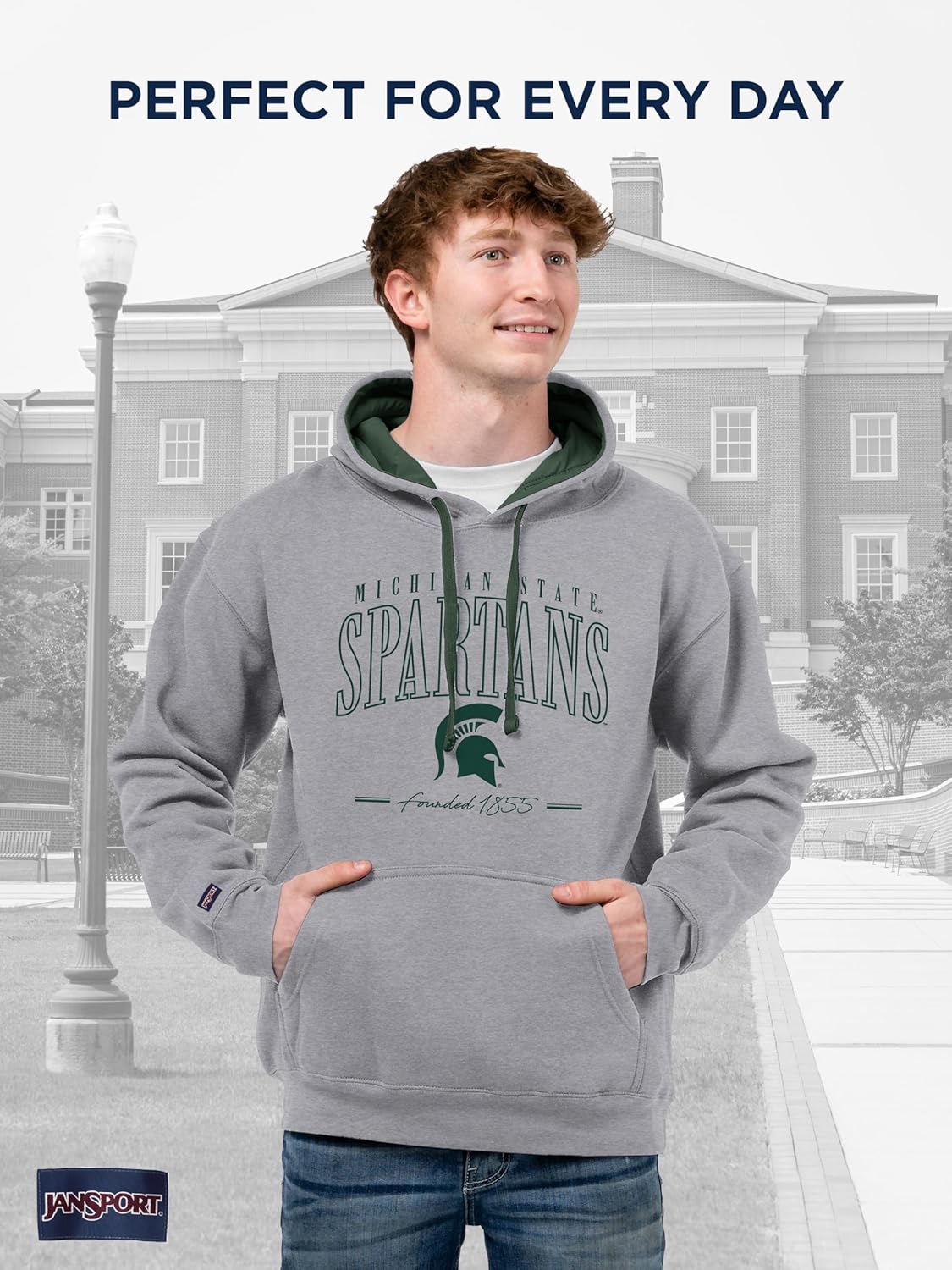 JanSport NCAA ユニ 大人用 ライバル カラーブロック フード