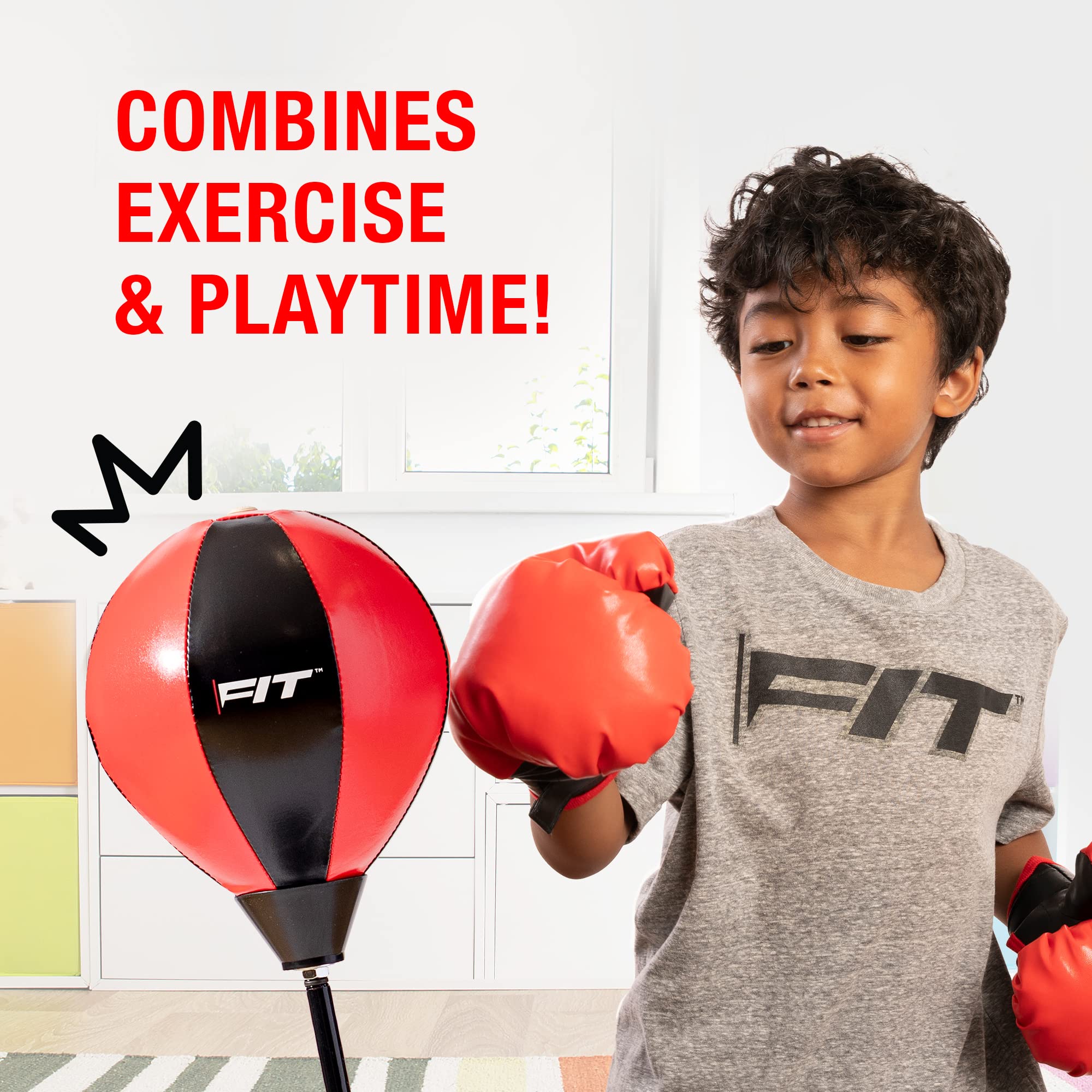 Protocol Punching Bag with Stand for Adults & Kids Punching Bag with Stand Plus Boxing