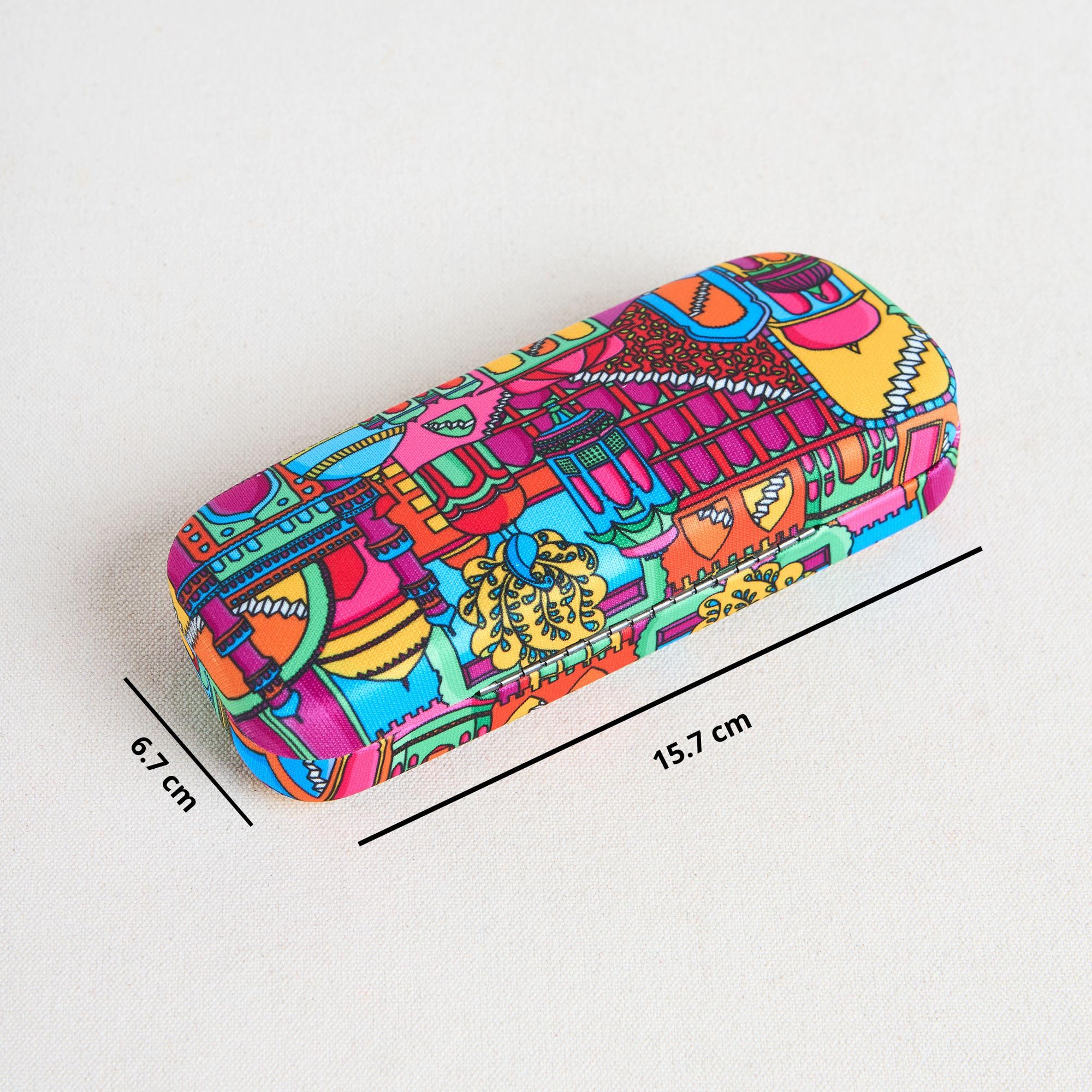 Chumbak Eyewear for Women | Spectacle Box Case | Sunglass Organizer and Cover Box | Stylish Glass Case for Specs - Image 4 thumbnail
