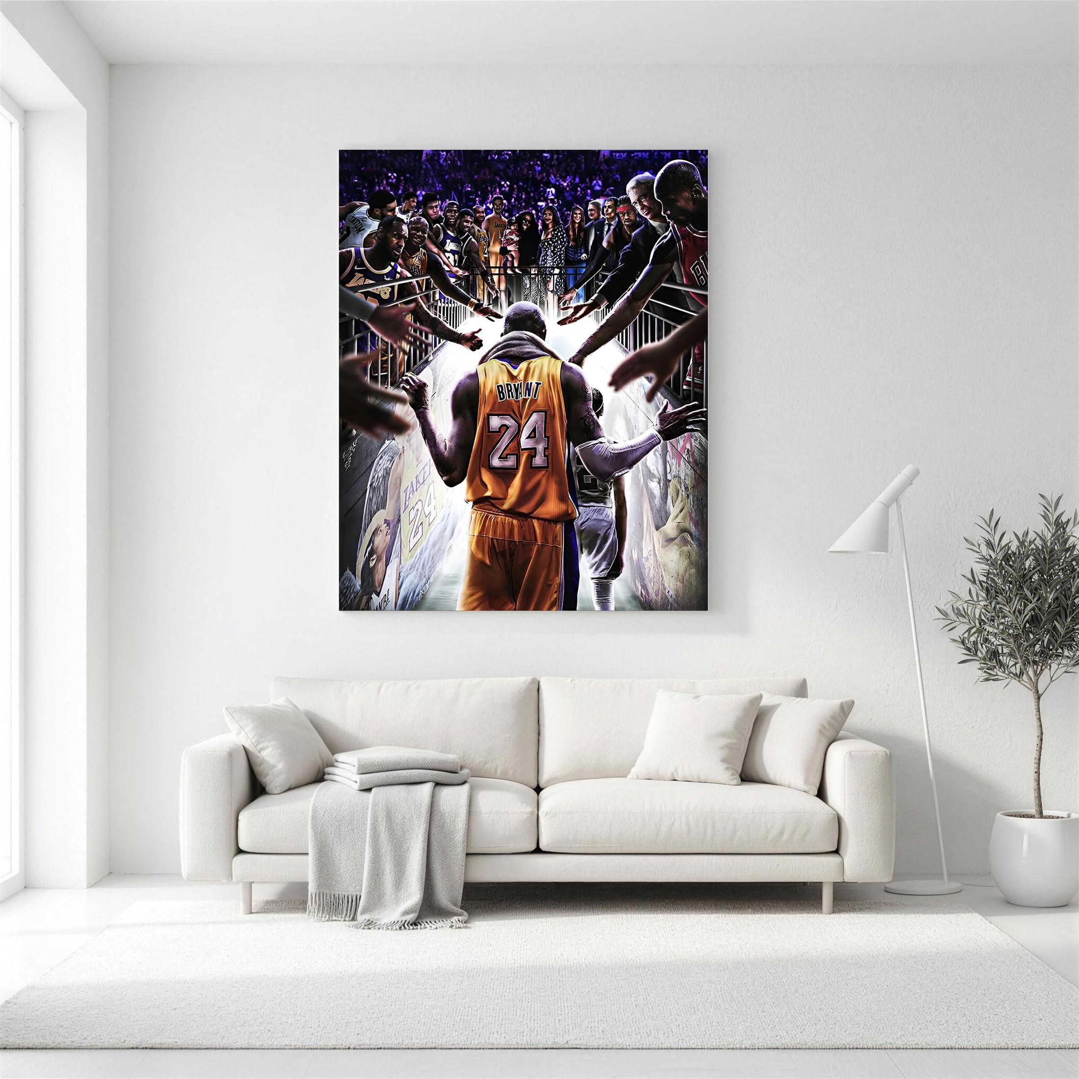 Amazon.com: Kobe Bryant Canvas Wall Art Decor - Iconic Lakers