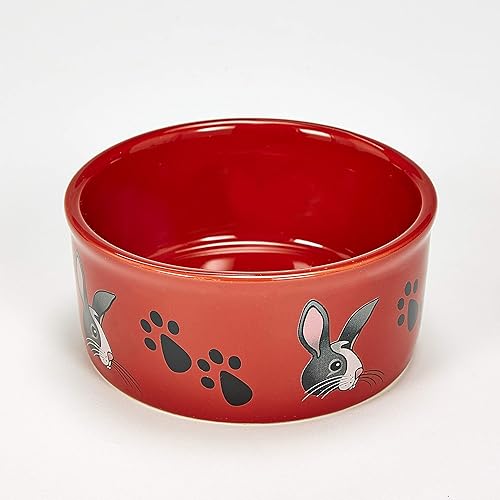 Miniatura 3 de Kaytee Conejito de cuenco para mascotas con estampado de patas