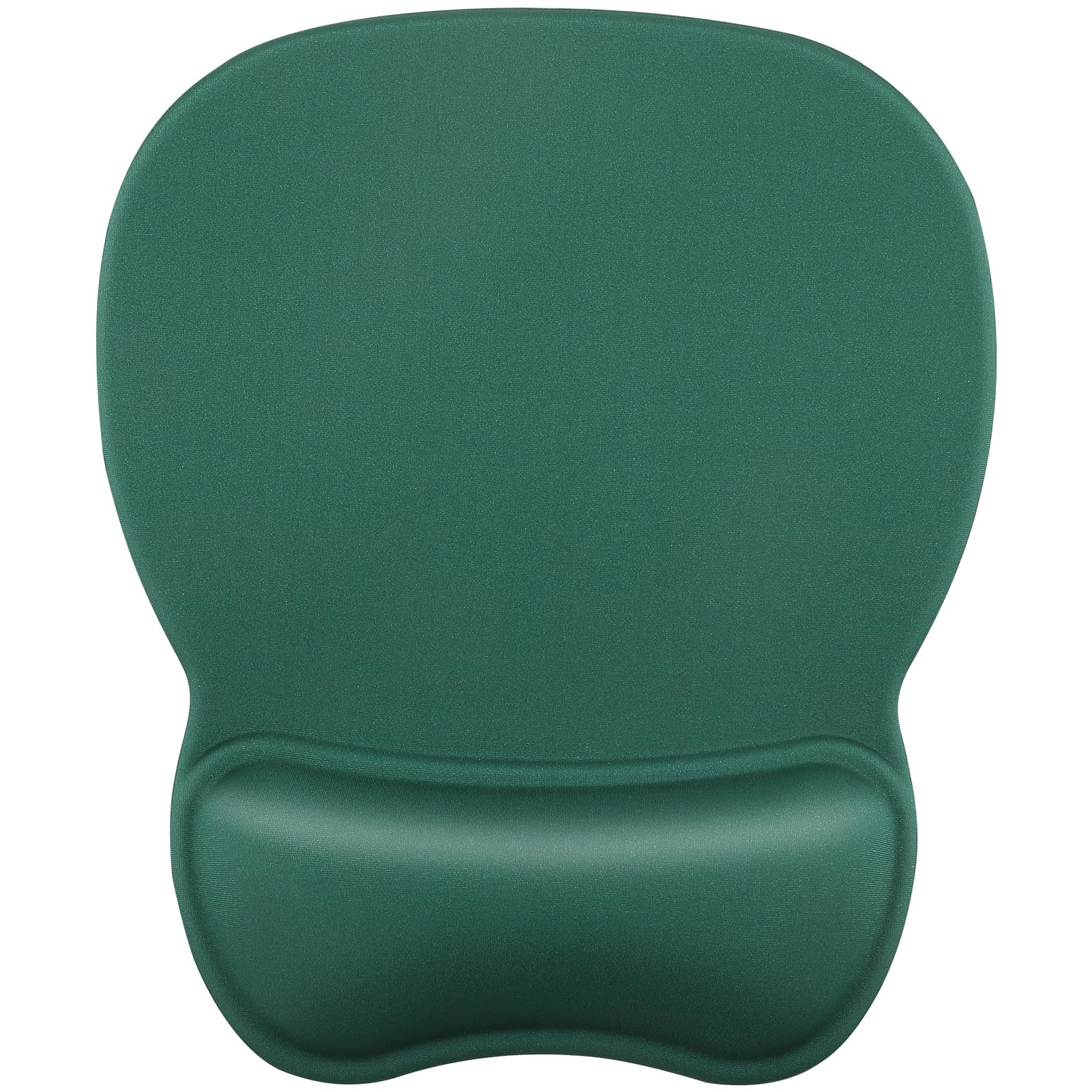 MROCO Ergonomic Mouse Pad with Gel Wrist Rest, Comfortable Mousepad with Smooth Wrist Support Surface and Non-Slip PU Base for Pain Relief, Computer, Laptop, Office & Home, 9.4 x 8.1 in, Forest Green