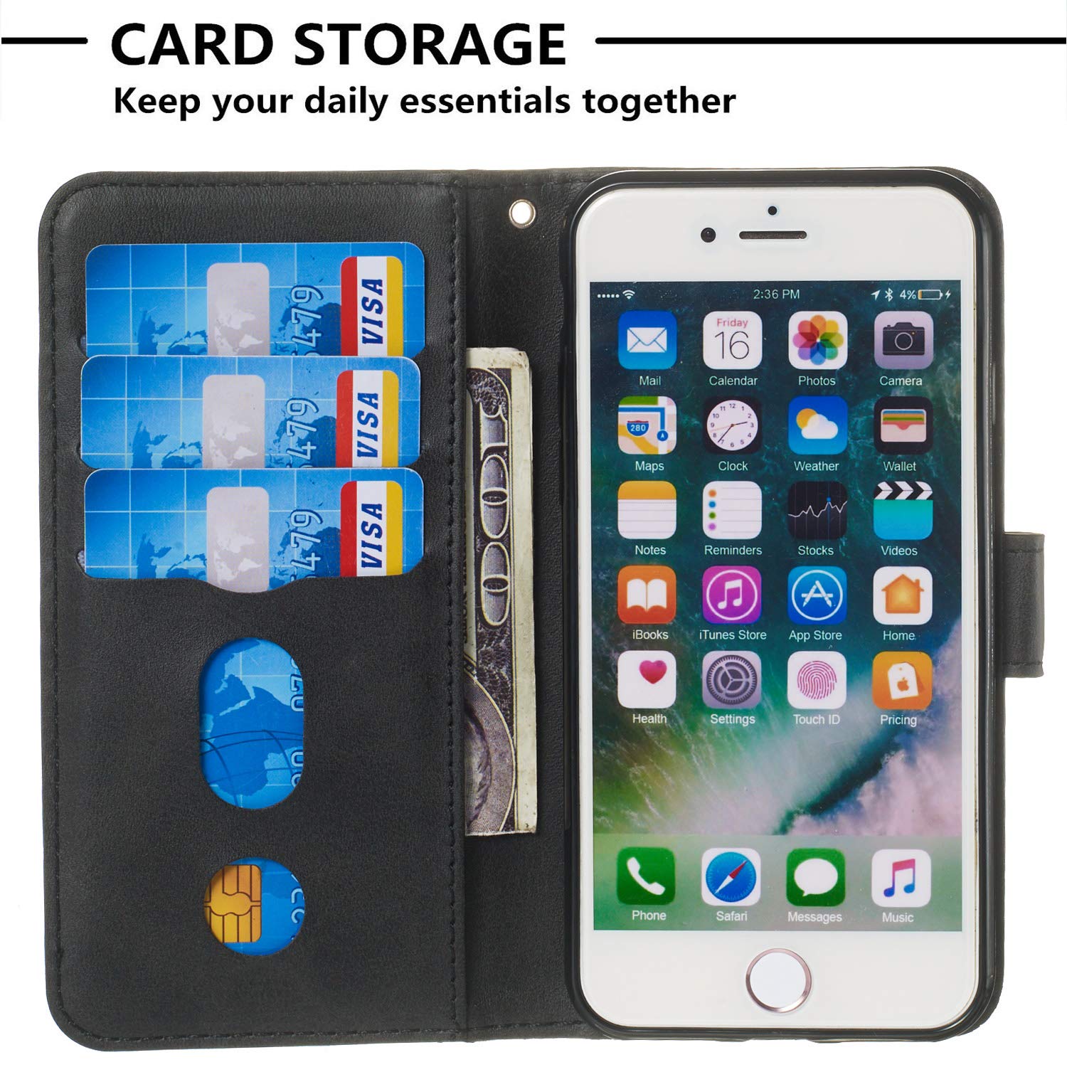 TOUCASA for iPhone SE 2020 Case - Image 3