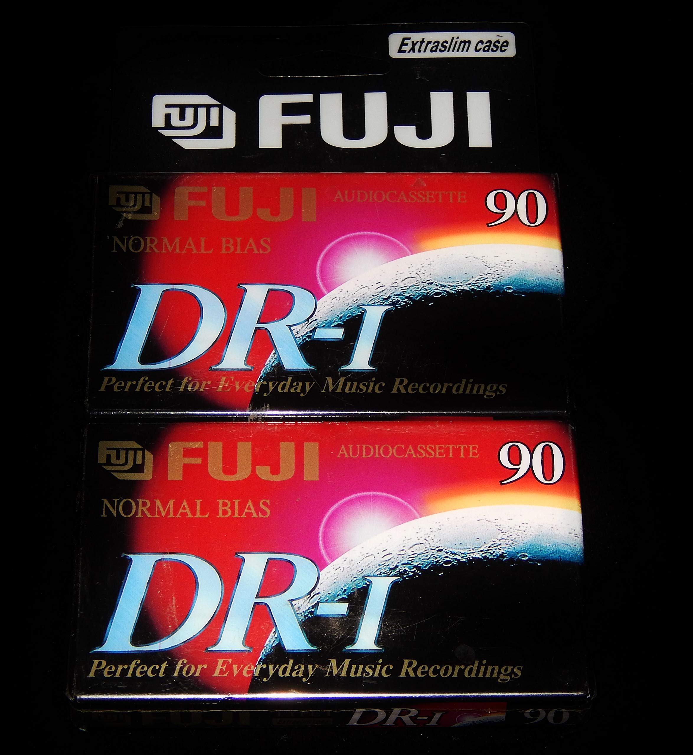 Fuji Dri90 Blank Audio Cassette 2pk Extraslim Case-image-45