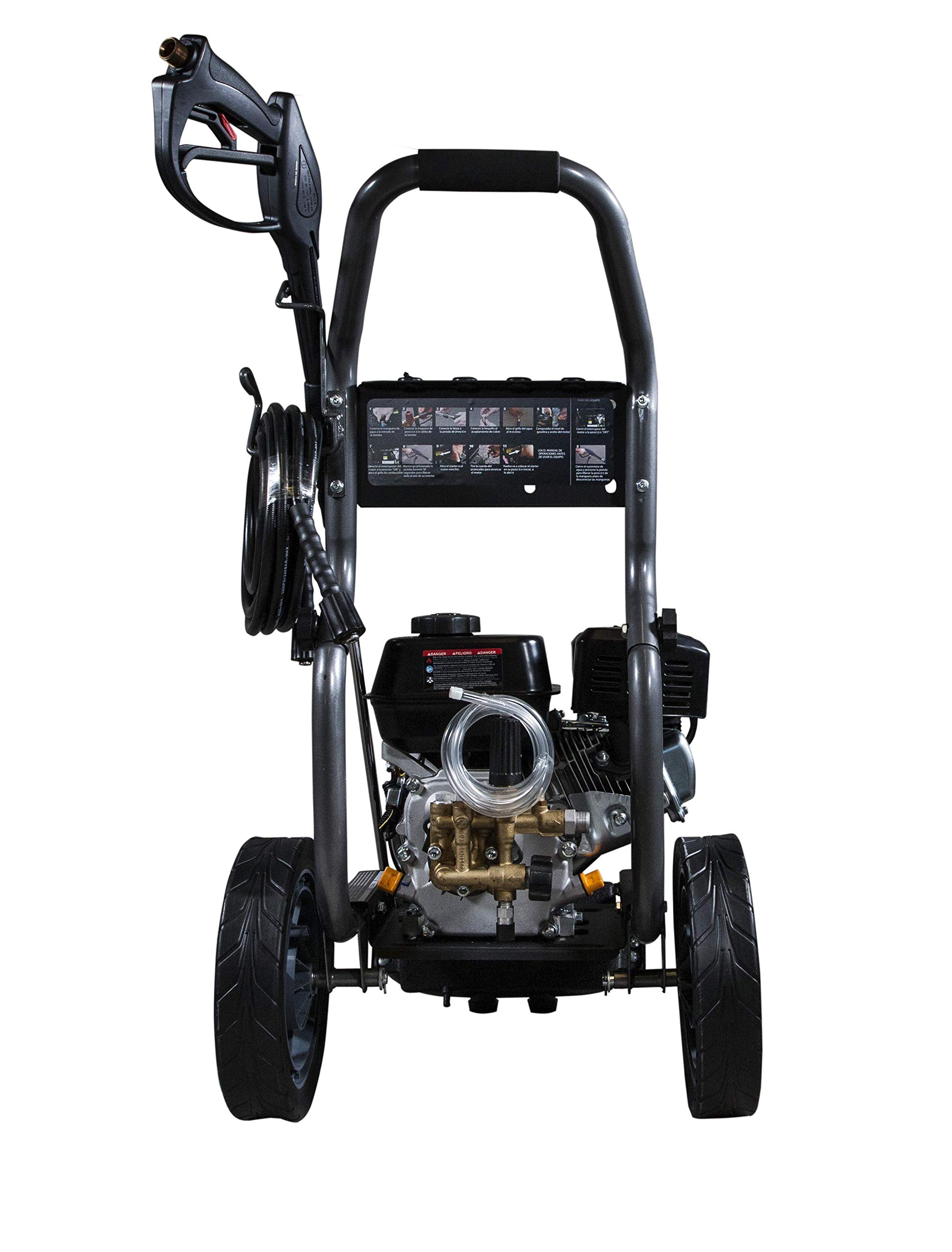 ITCPower Hidrolavadora Gasolina Profesional Alta Presión para Limpieza Exterior - Hidrolimpiadora Industrial con Bomba Annovi Reverberi para Uso Intensivo - Máquina Limpieza Potente y Fiable