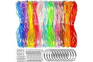 FANDAMEI String Lanyard Kit: Dazzling Laser Colors for Creative Crafting