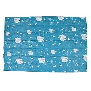 Ancol Pet Cooling Mat for Dogs - Blue - Waterproof Resting Pad with Phase Change Material - Reduces Temperature by 7C - 90cm L 60cm W