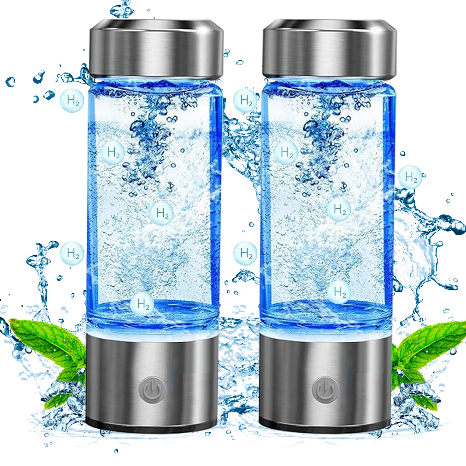 Borraccia Idrogeno H2LYSIS 420ml - Tecnologia SPE/PEM, 2200ppb, Ricaricabile USB-C