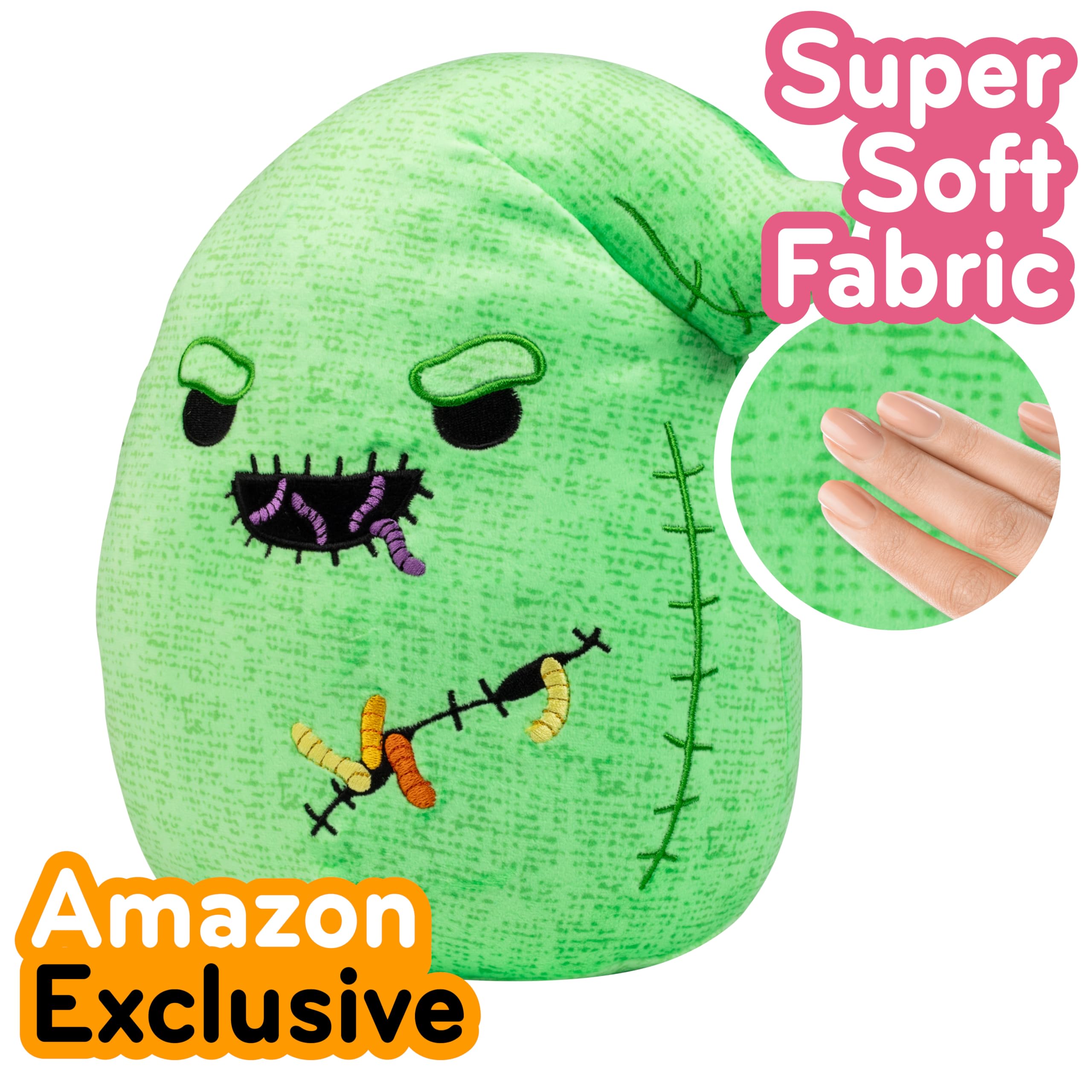 Squishmallows Disney Nightmare Before Christmas 8 Inch Plush Oogie Boogie, Green - Image 2