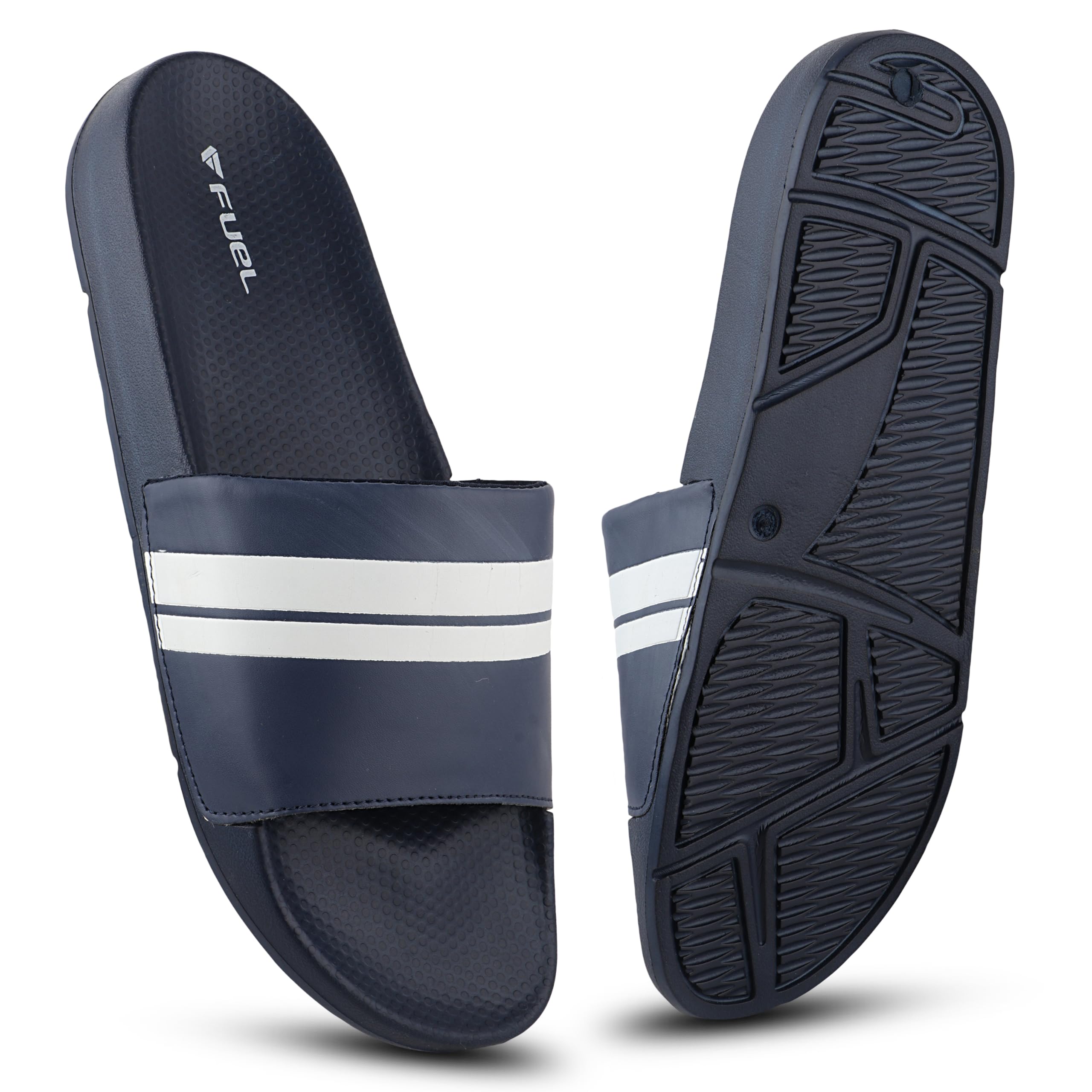 FUEL Every Wear Sliders For Men Comfortable Indoor Outdoor Slider Slip-on Slippers For Men And Boys (SLIDESTEP) (B0D5RCSFXY) Amazon Price History, Amazon Price Tracker