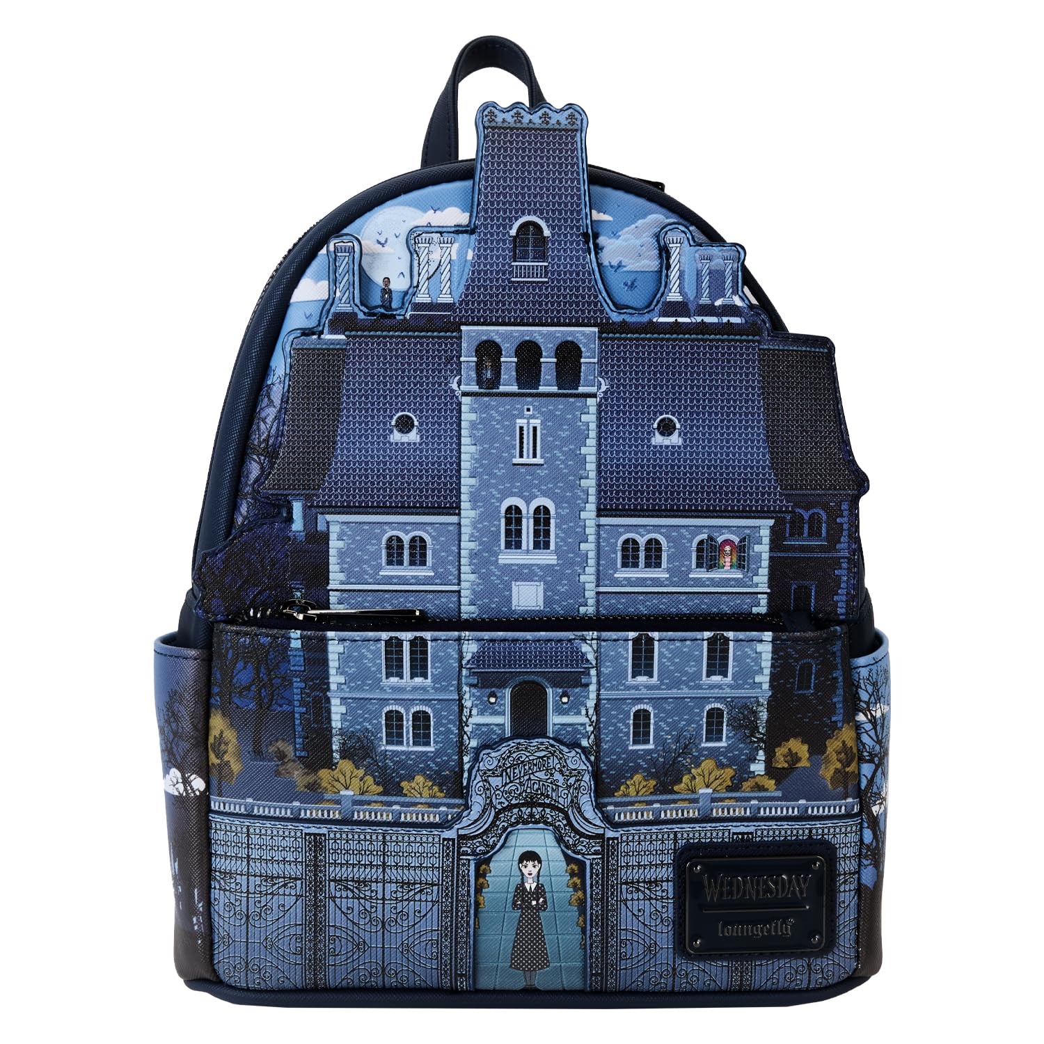 Loungefly MGM Wednesday Nevermore Academy Mini Backpack