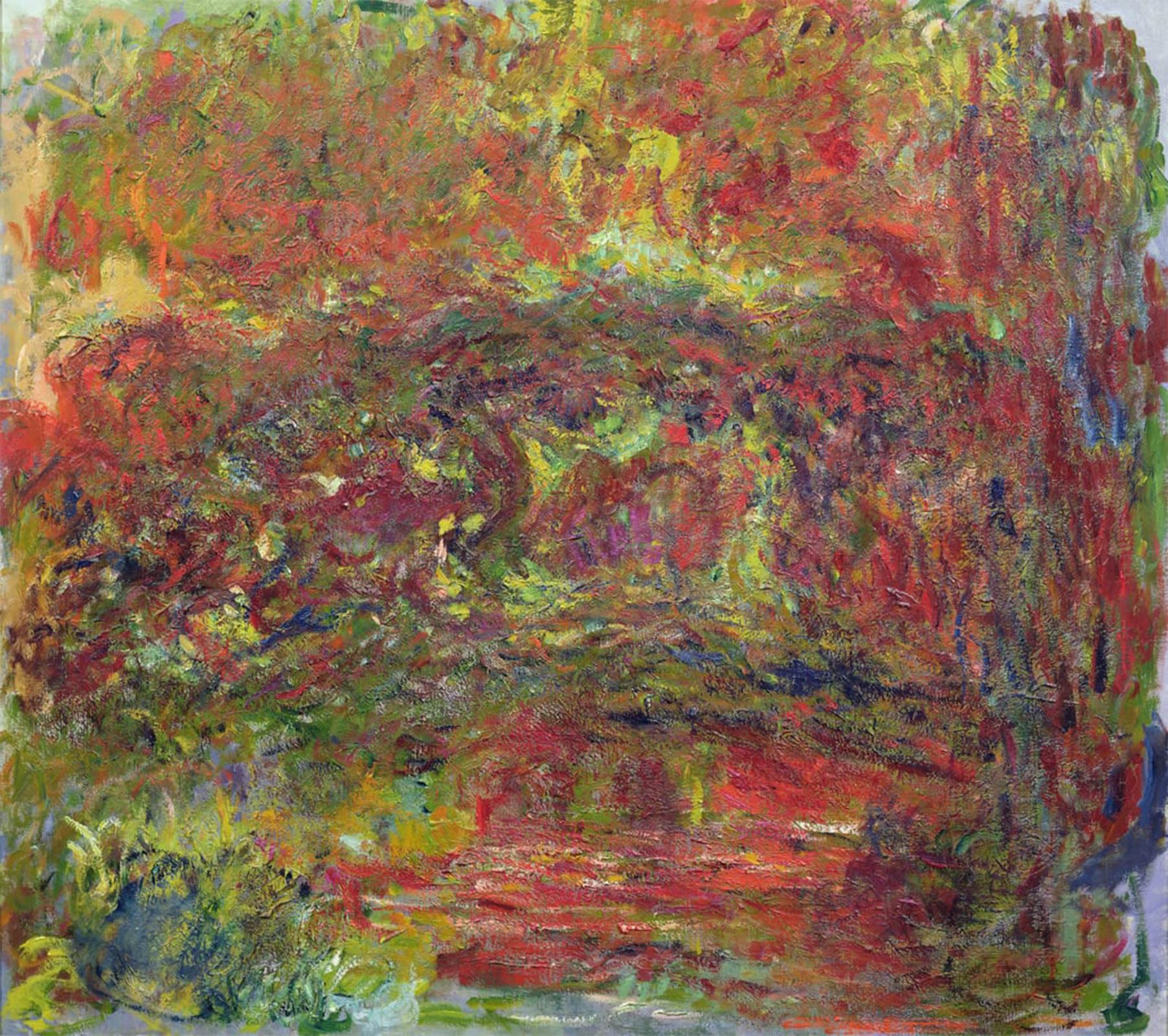 RZHRHJES Famous Painting Poster Art Canvas Print Retro Picture the Japanese Bridge by Claude Monet Poster Wall Art for Home Decor 60x90cm
