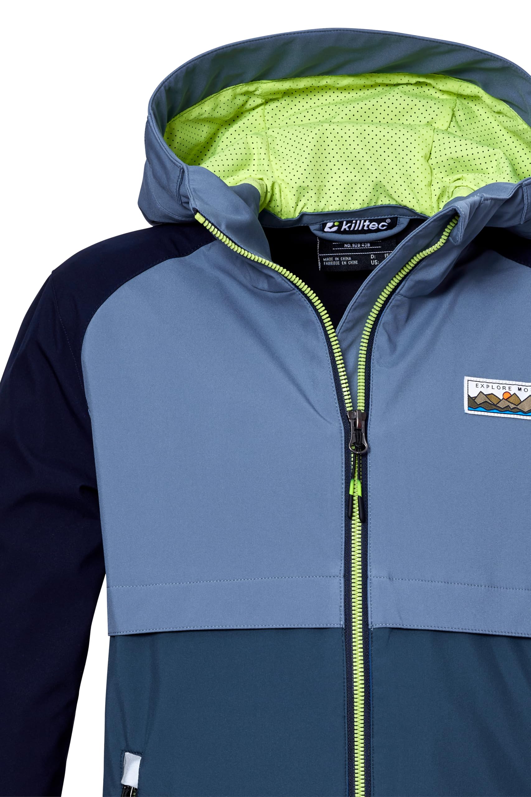 Killtec Kurtka softshell/kurtka outdoorowa z kapturem Chłopcy Kos 137 Bys Sftshll Jckt
