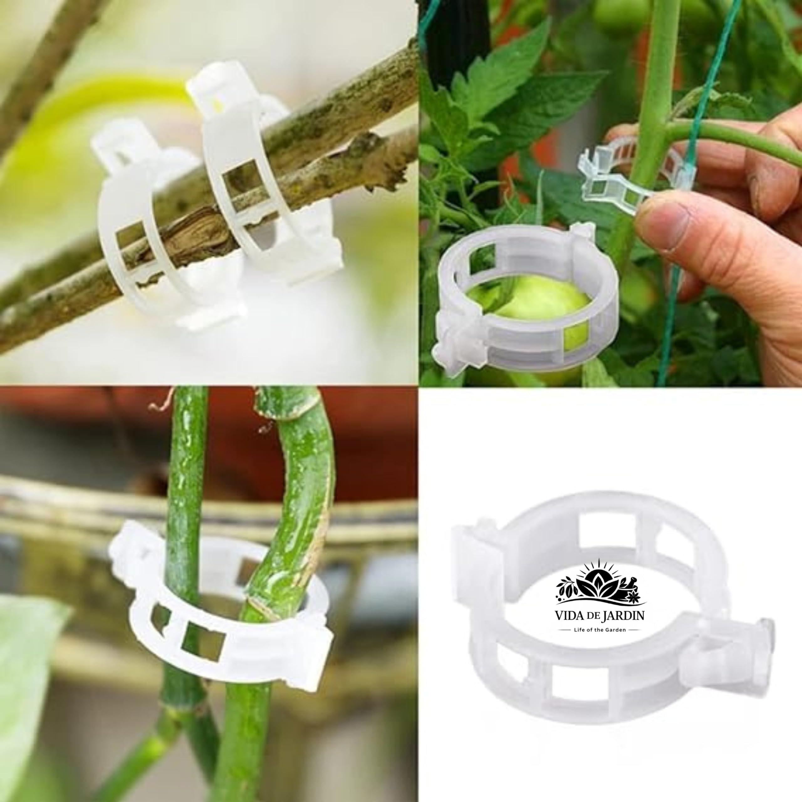 Plant Support Clips - Grow Your Vegetables! -6