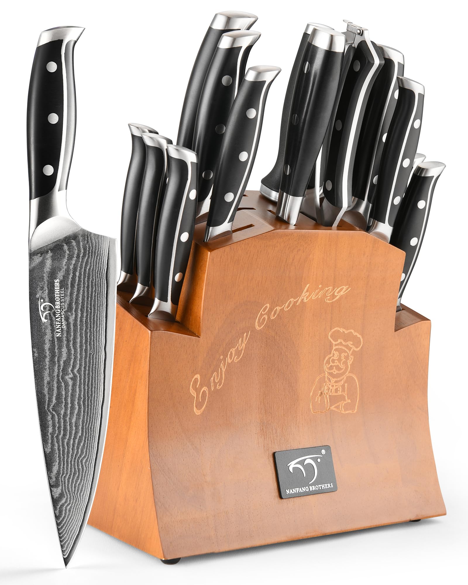 NANFANG BROTHERS 16-Piece Damascus Set