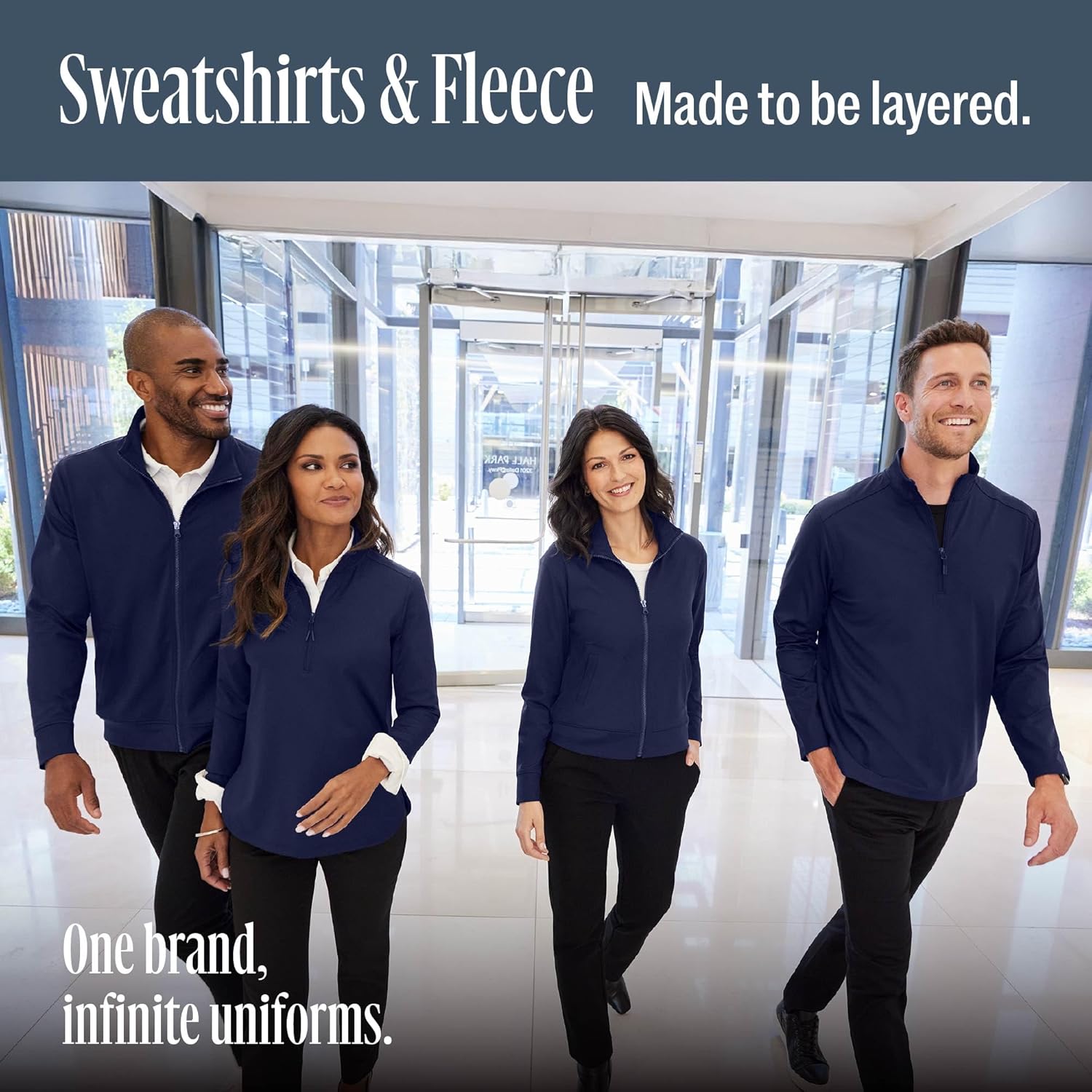 Port Authority Men's Accord Stretch-Fleece Full-Zip Jacket - Image 4