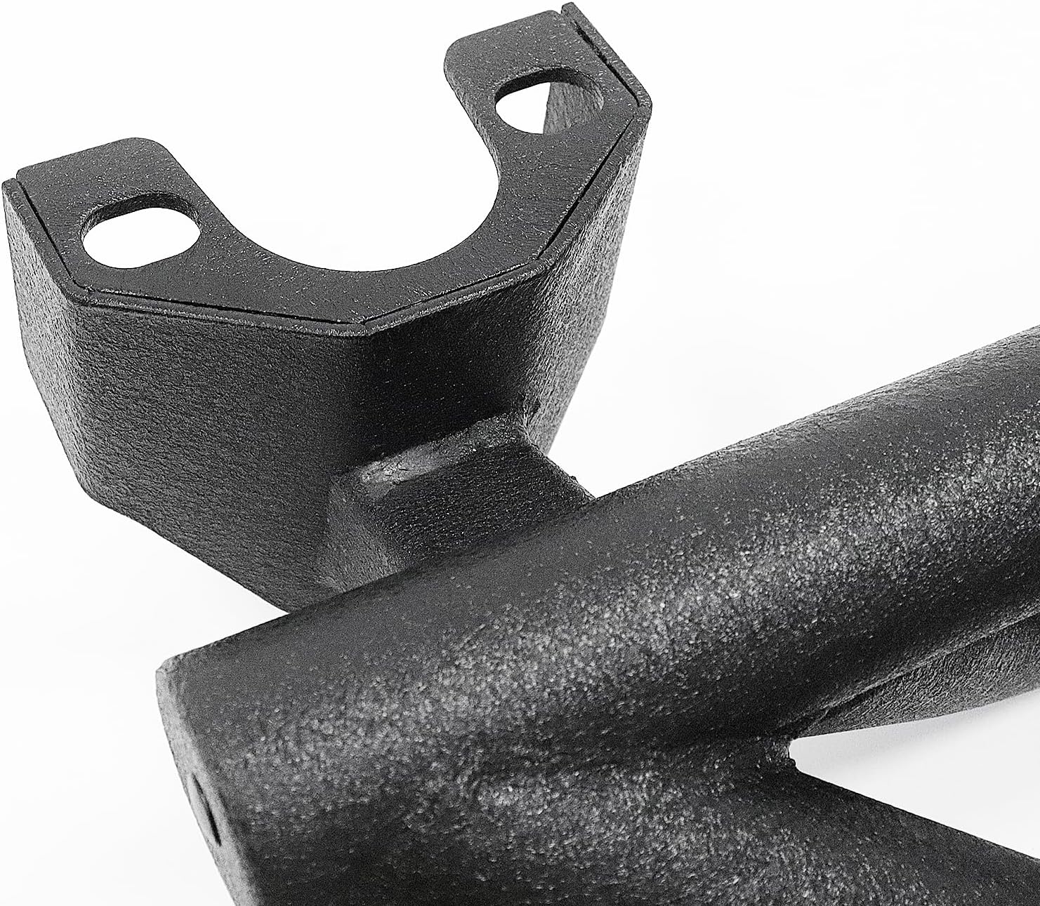 Running Board Nerf Bar Side Step Compatible with 2007-2018 Wrangler JK 2 Doors, Heavy-Duty Steel Nerf Bars Rock Sliders Rails (2pcs)