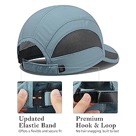 GADIEMKENSD Dad Hat Men Running Cap Summer Sun Hat Dri Fit Workout Cooling Hats Trucker Hat Hiking for Golf Hiking Outdoor Camping Gym Tennis Travel Cycling Fishing Walking Sky Blue S/M 6 7/8-7 1/4