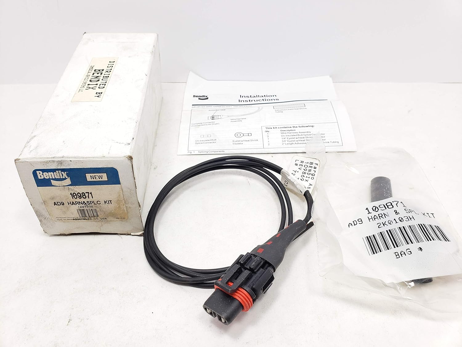 Genuine Bendix Air Dry Harness 109871N Electronics