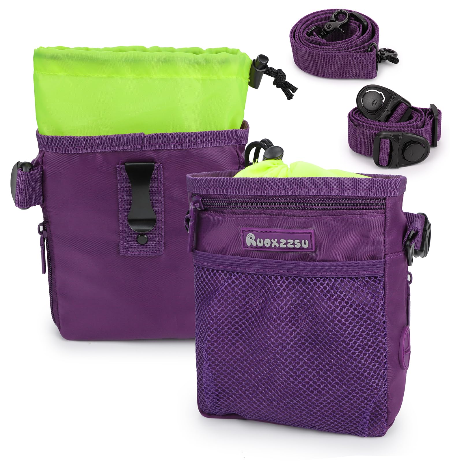 Ruoxzzsu Bolsa Premios Perro Bolsa Chuches Perro Bolsa Premios Perro Adiestramiento Bolsa de Entrenamiento para Perros