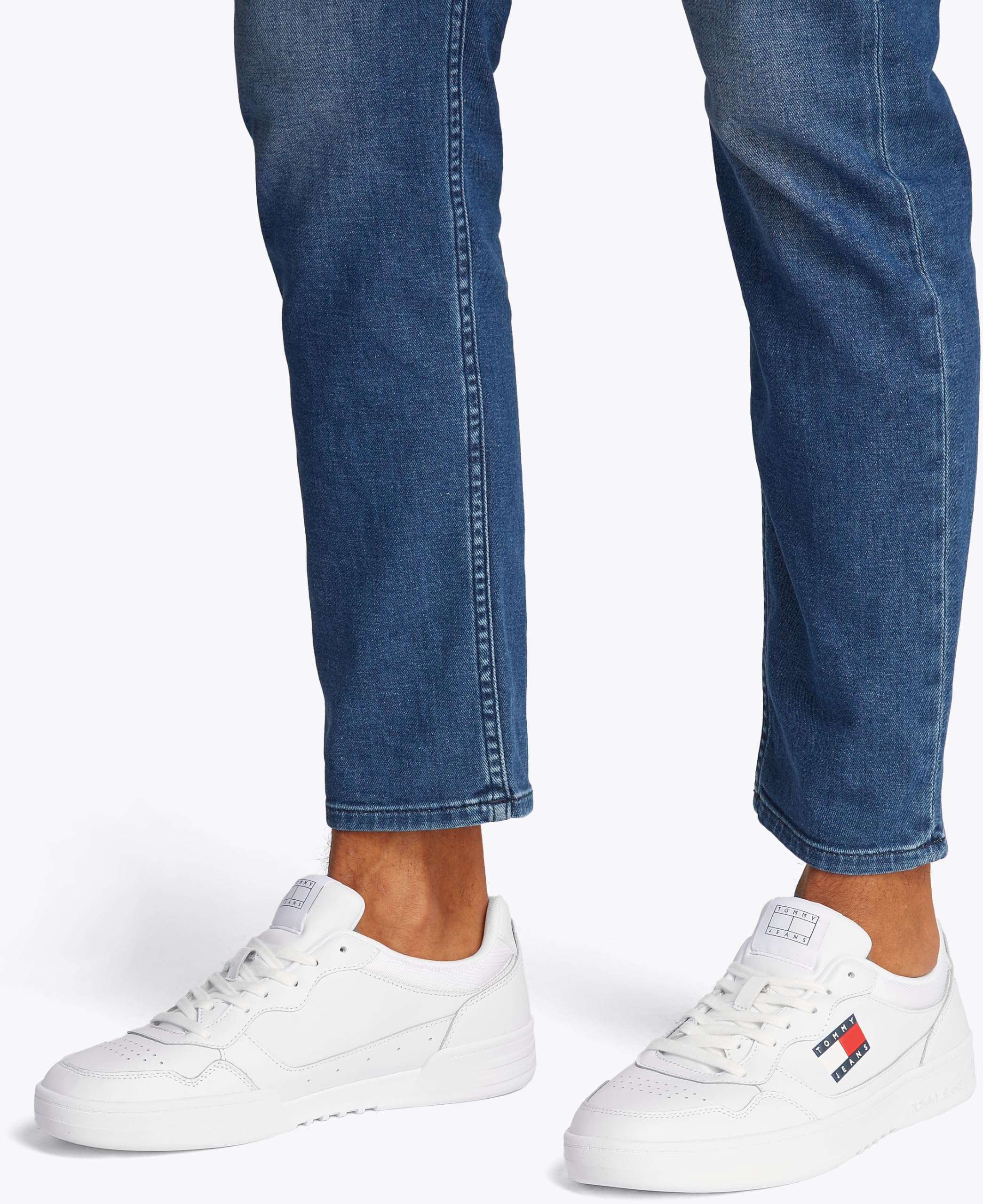 Tommy Jeans Uomo Sneakers con Suola Preformata Essential in Pelle