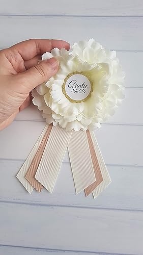 Miniatura 6 de Banda para mamá y papá para ser Pin  Banda y ramillete para baby shower  Hecho a mano en Estados Unidos