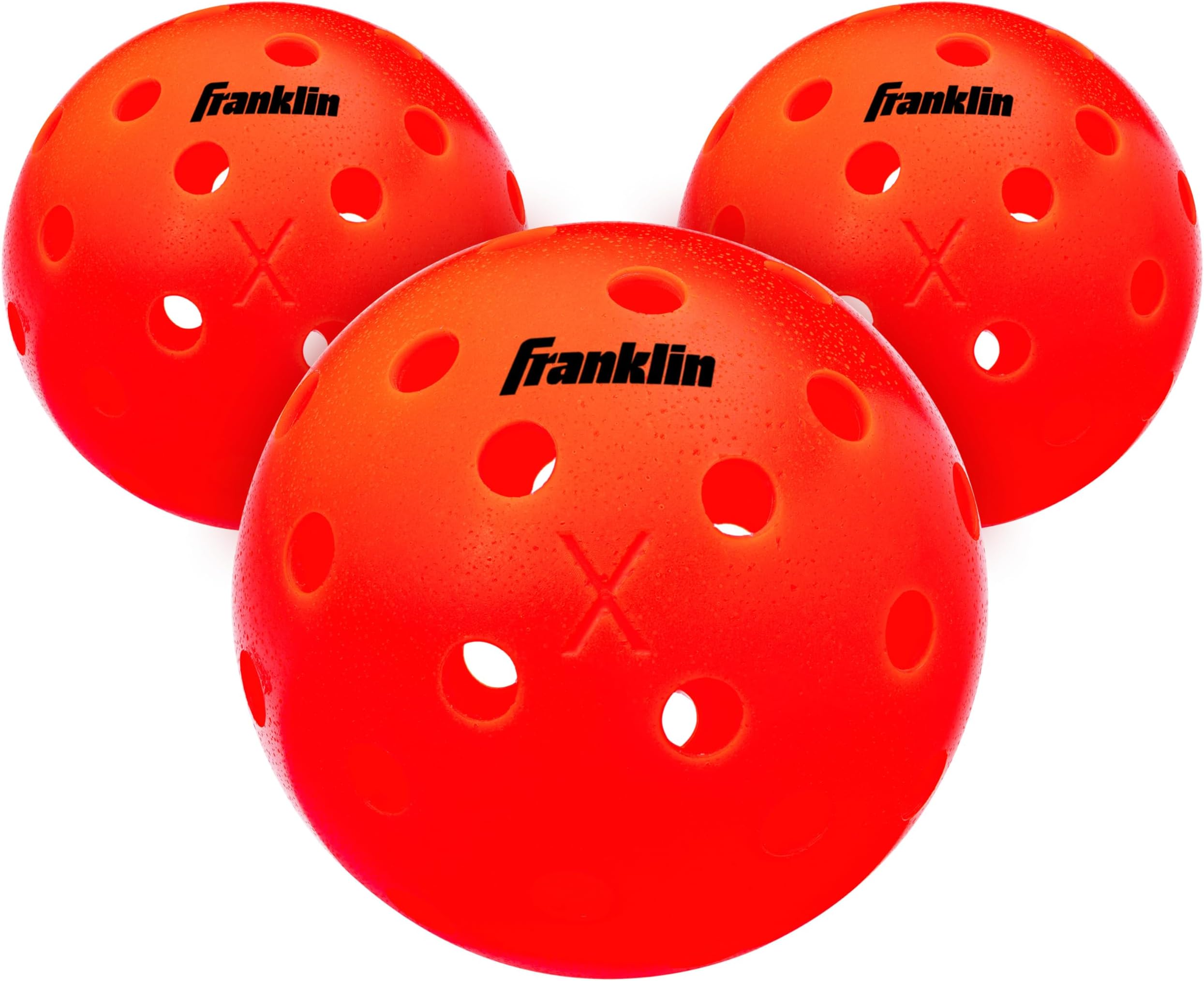 Franklin Sports X-40 Outdoor Pickleballs - USA Pickleball (USAPA) Approved Pickleball Balls - Official US Open Ball