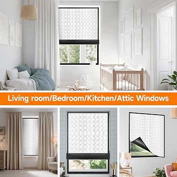 Insulated Window Cover, Veanusiver Upgraded Oxford Cloth Waterproof Thermal Insulated Blackout Window Insulation kit, Fits up to 24x36 inch Windows to Keep Warm in Winter