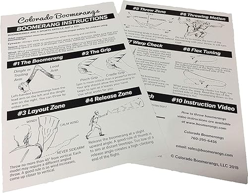 Miniatura 6 de Paquete de 2 boomerang para interiores - Grandes boomerangs principiantes para niños o adultos. Suave y seguro.