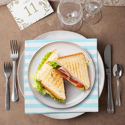 Miniatura 6 de Servilletas de cena de cosecha, juego de 12 servilletas de tela con cuadros de cosecha 100% algodón, tamaño 18 x 18 pulgadas, servilletas de tela de