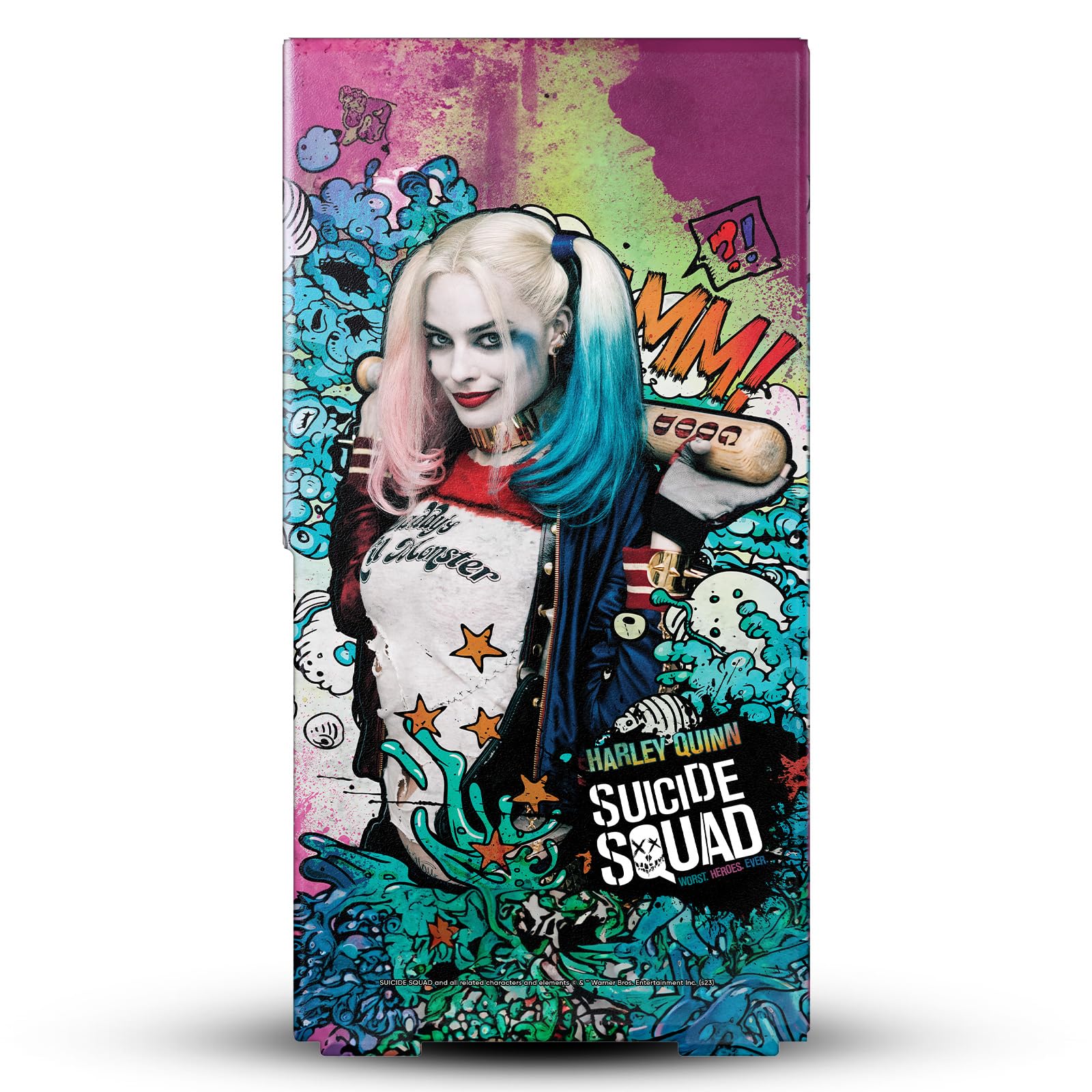 Head Case Designs Sous Licence Officielle Suicide Squad 2016 Affiche Harley Quinn Graphiques Enveloppement De Console De Jeu Et Skins Pour Manette De Jeu Ensemble compatible avec Xbox Series X