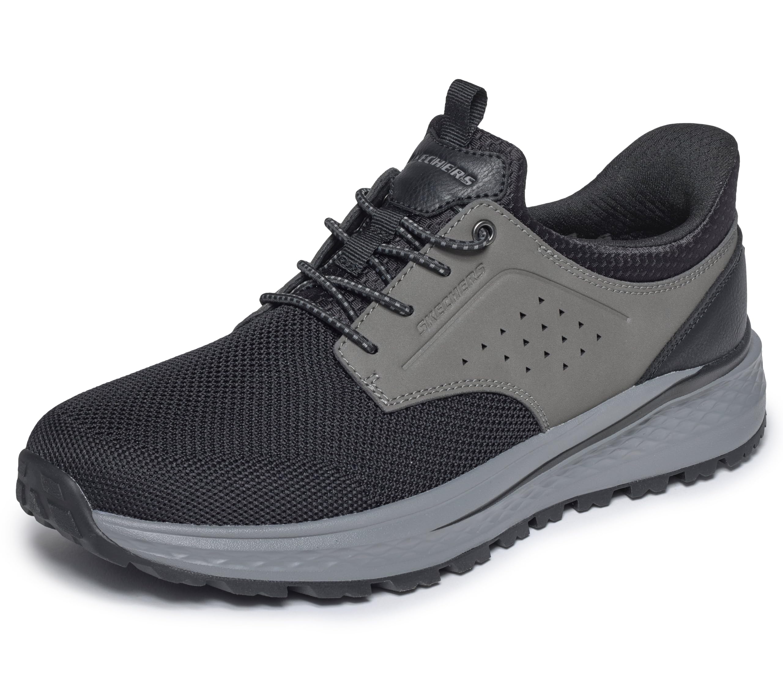 Skechers Men's Slade Ultra Trainer, Black, 7.5 UK