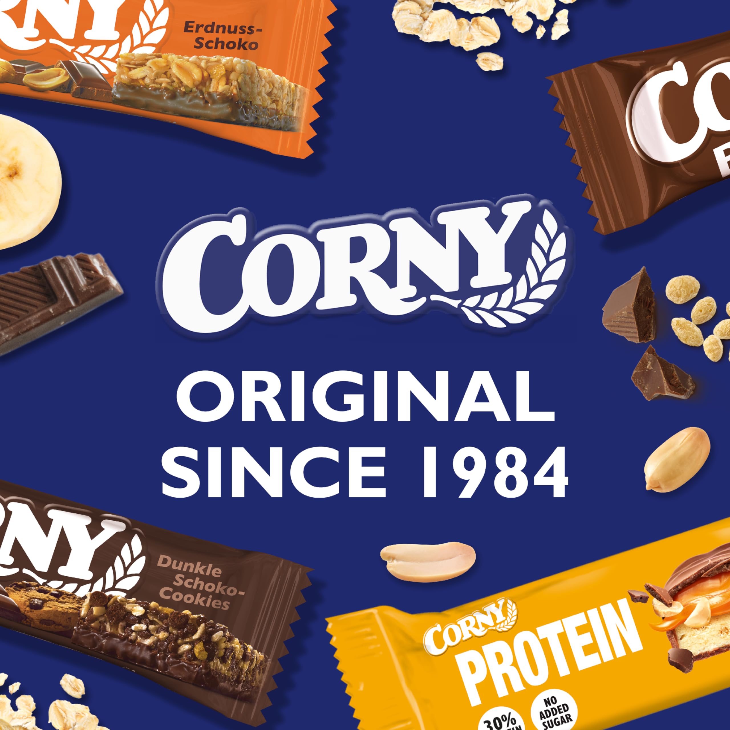 Corny Soft, Barretta Proteica al Cioccolato e Caramello, Ricca di Proteine, Senza Zuccheri Aggiunti, 12 Barrette x 45g