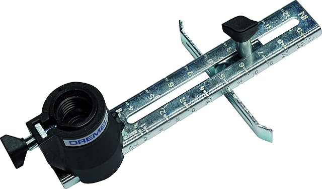 Dremel 678 Line and Circle Cutter Set with 30 cm Cutting Diameter for Straight Cuts and Holes in Drywall, Wood and Laminate