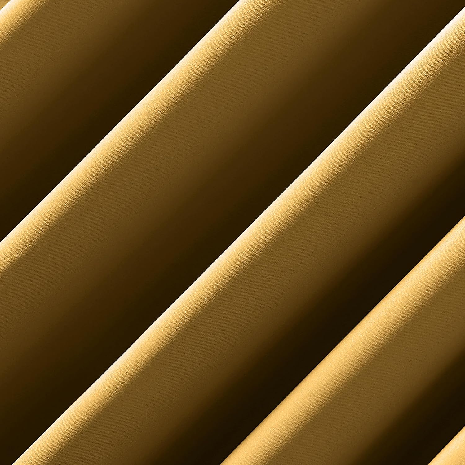 Sun Zero Easton Energy Saving Blackout Grommet Curtain Panel, Gold, 40" W x 84" L (1 Panel)