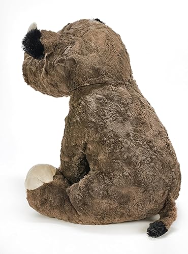 Miniatura 3 de The Petting Zoo Rinoceronte de peluche, regalos para niños, animales salvajes del zoológico Onez, juguete de peluche de rinoceronte texturizado