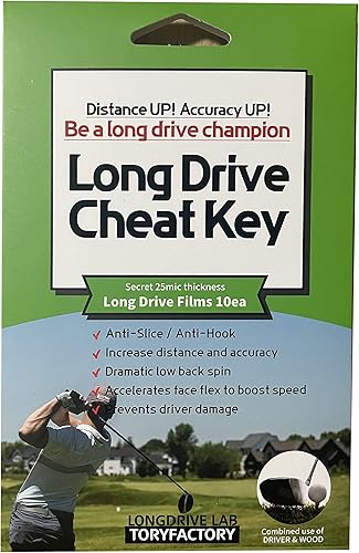 Miniatura 1 de ] Protector de película de golf anti rebanadas y gancho, no rebanado, aumenta la distancia, reduce el giro recto, protege los accesorios de golf