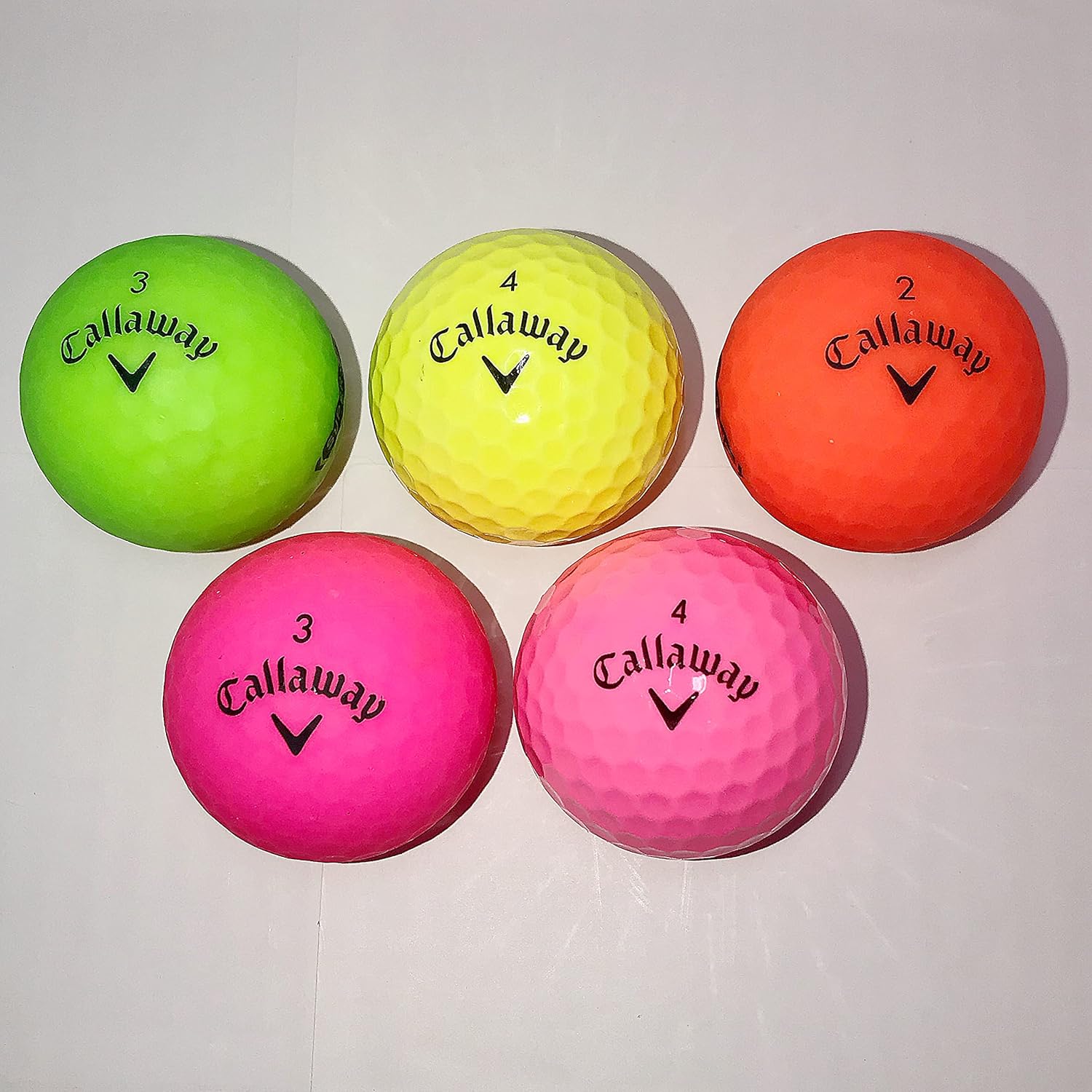 Golf Ball House… 15 Supersoft Golf Balls for Callaway/Asst. Color/Near Mint (AAAA) / Used-Recycled w/Mesh Bag
