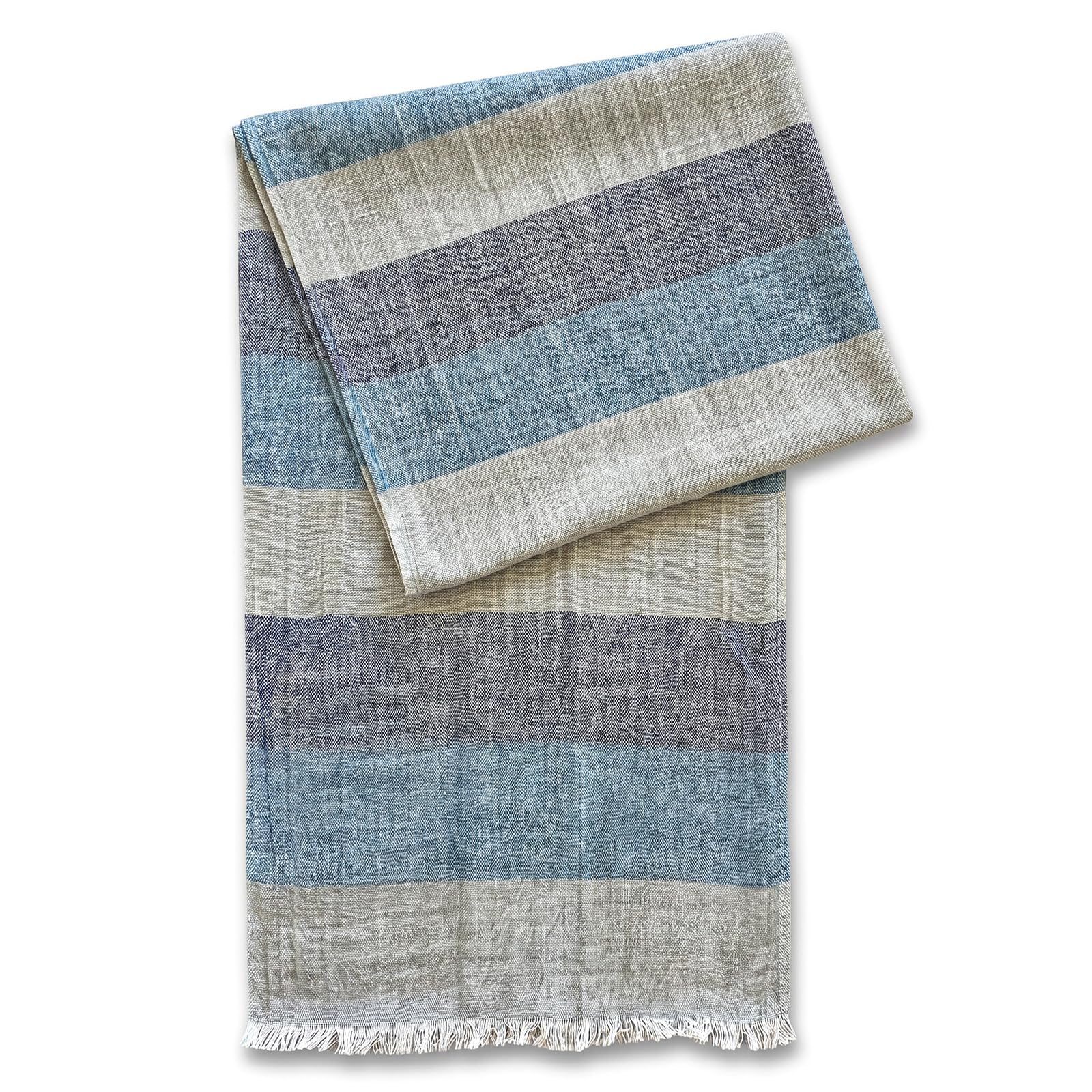 LINDENMANN Sciarpa Uomo blu Sciarpa da uomo sottile 50 % cotone 50 % viscosa