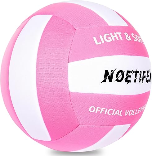 Miniatura 9 de Soft Volleyball-Super Soft Fabric Light Volleyball for Indoor Practice Safe and Quiet Kids Youth Beginners House Yard Training Practice