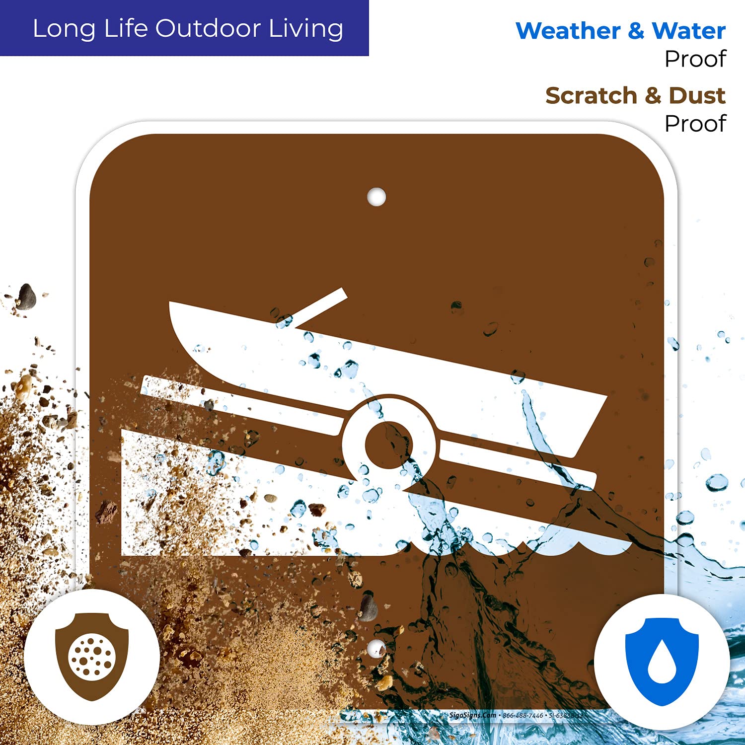 Panneau De Bateau à Vendre, Feuille Réfléchissante En Aluminium Antirouille, Résistant Aux Intempéries, Imperméable, Facile à Monter