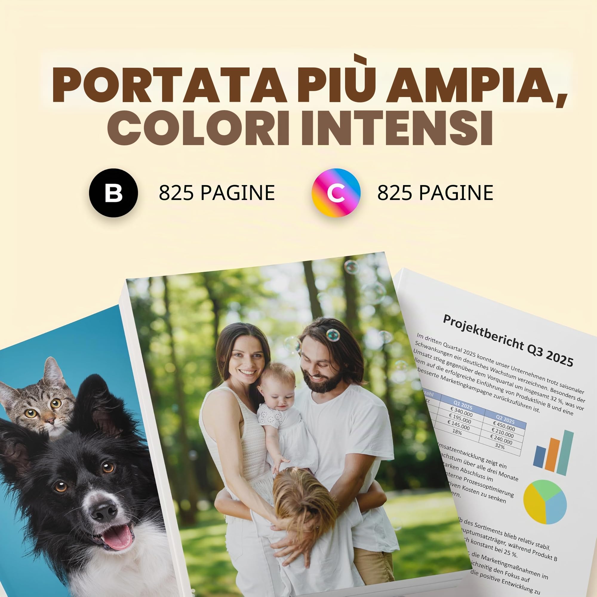 Cartucce d'inchiostro 912XL – Compatibile con cartucce HP 912 / HP 912 XL (nero + ciano + magenta + giallo) – Sostituzione per 4 cartucce HP 912XL Multipack, XL Range Smart Chip