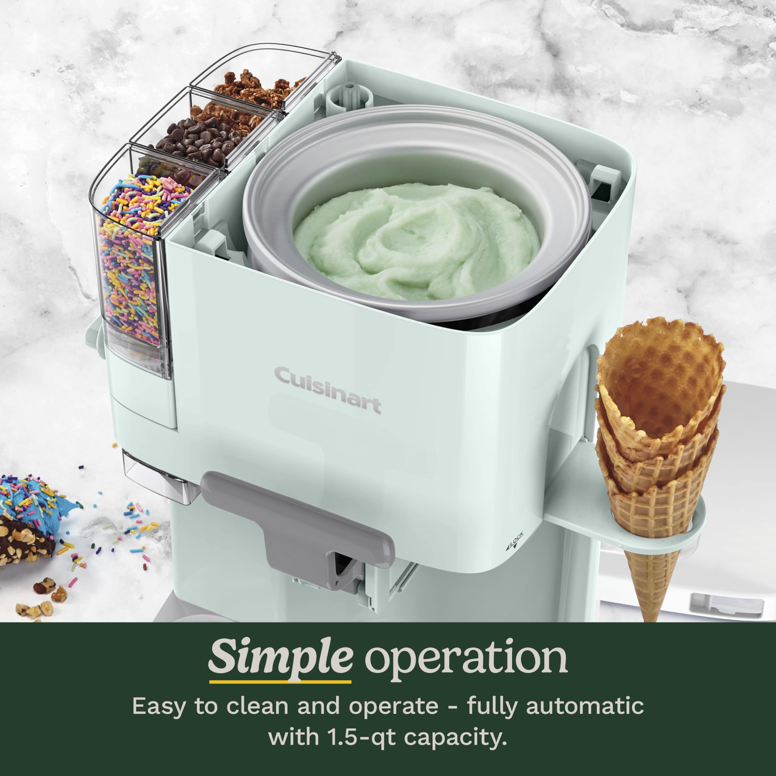 Amazon.com: Cuisinart Soft Serve Ice Cream Machine- Mix It In Ice