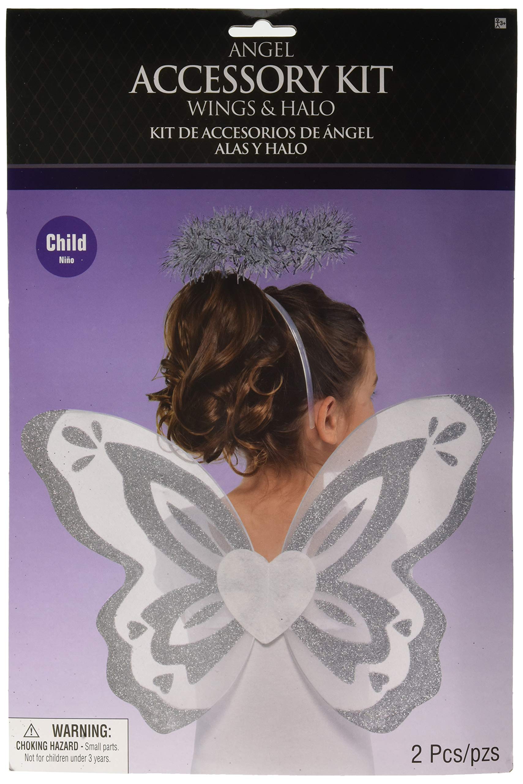 Amscan Child Angel Accessory Kit, Multicolor, One Size