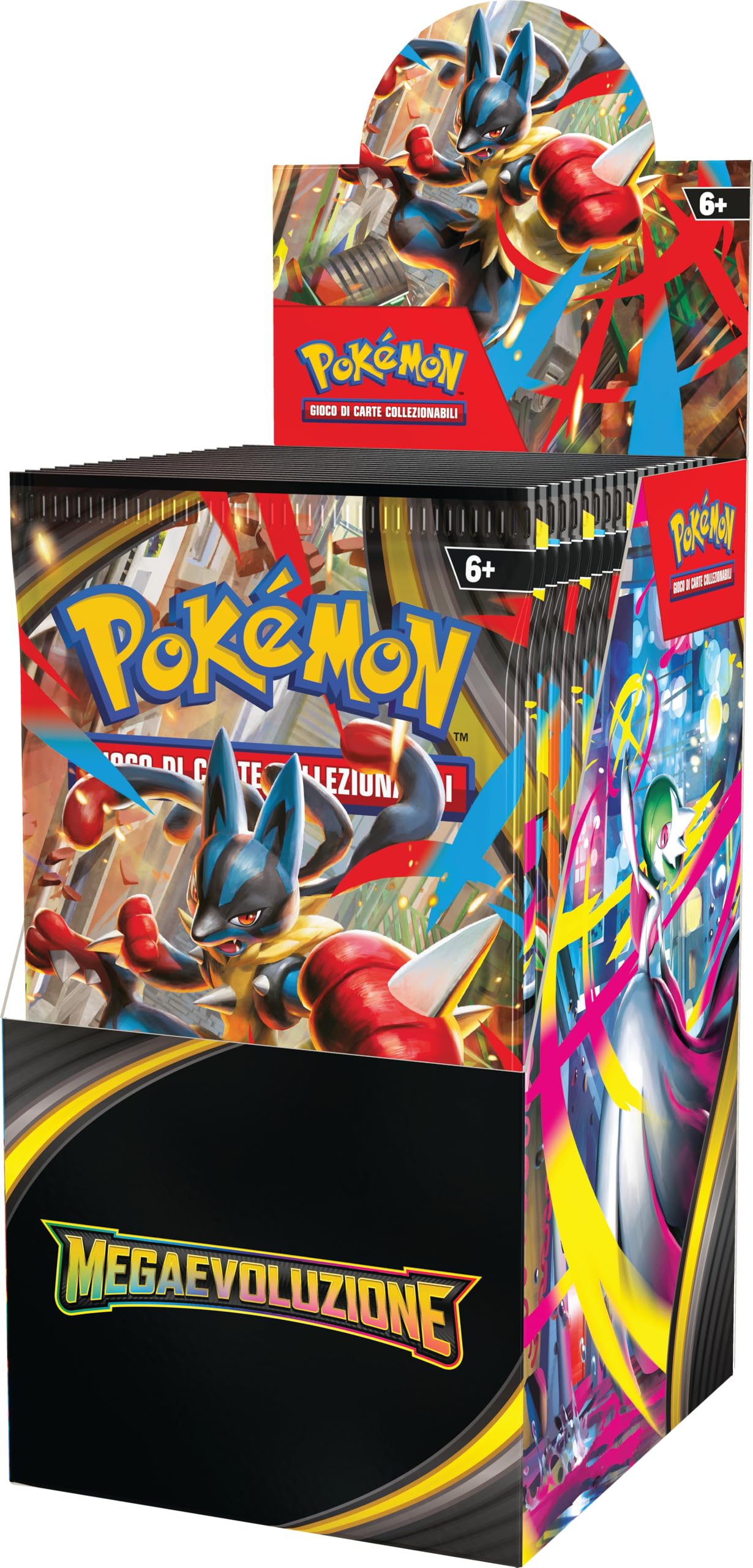 Pokémon: espositore di buste dell’espansione Megaevoluzione del GCC Pokémon (18 buste di espansione) - Esclusiva Amazon