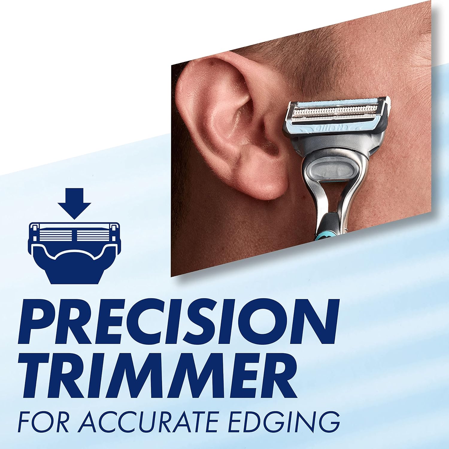 Gillette SkinGuard Sensitive Men’s Razor, Shaving Razor for Men with Skin Irritation, 1 Handle, 10 Blade Refills 6