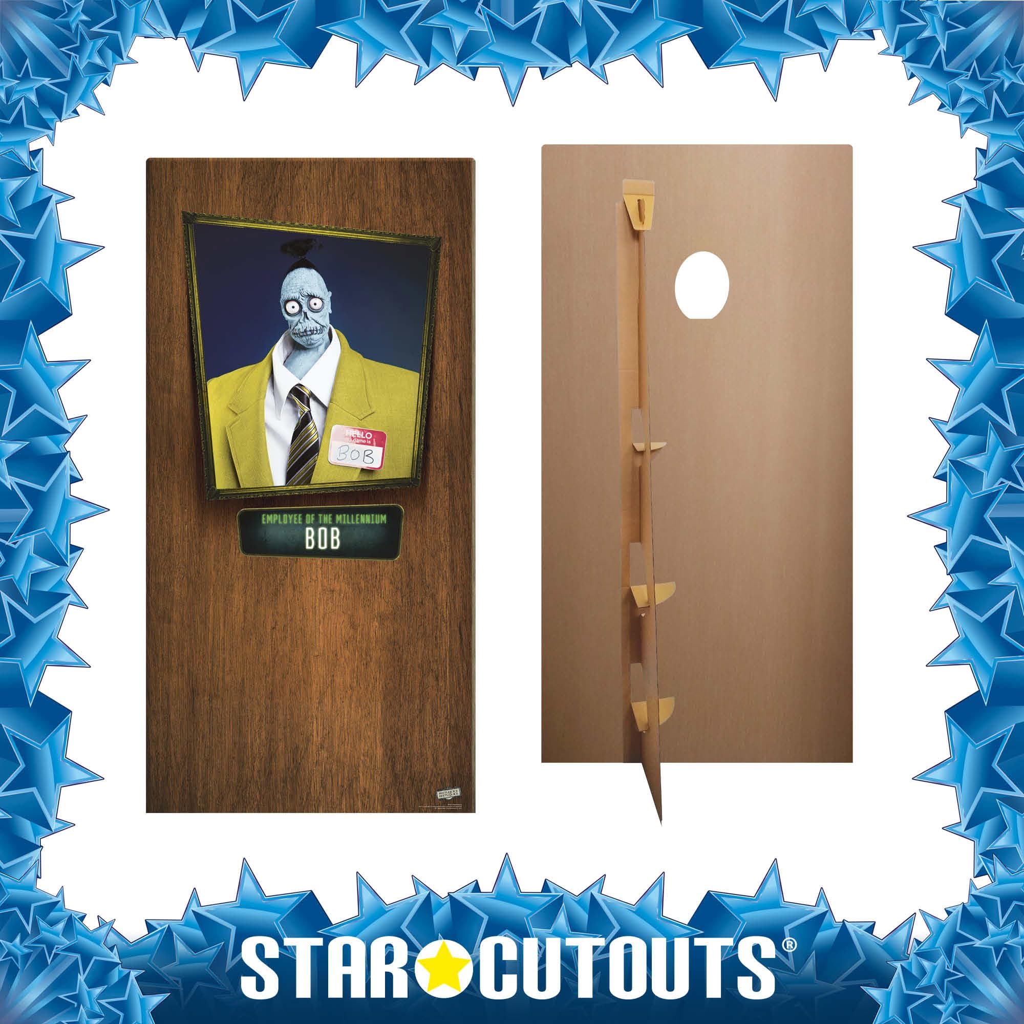Star Cutouts SC4513 Bob Shrinker Stand-in Beetlejuice Beetlejuice Cartón Recortado Altura 185 cm