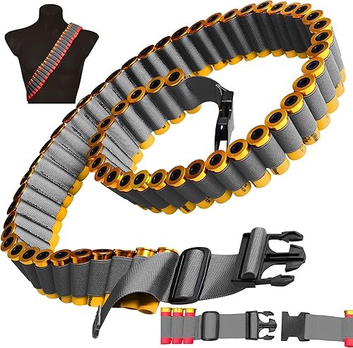 Soporte redondo de calibre 1220 60 para escopeta de alta resistencia, cinturón ajustable para escopeta con hebilla de liberación rápida, soporte de